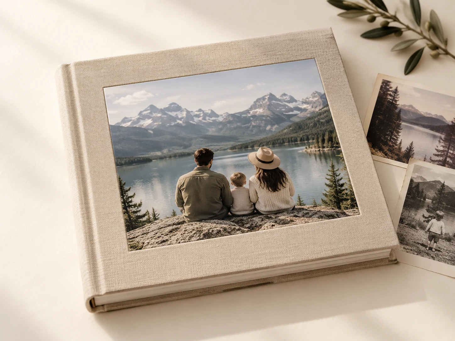 Illustrative family memory book